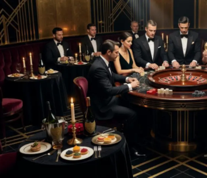 Stół ruletkowy w luksusowym wnętrzu restauracji Wonderstar s. r. o.